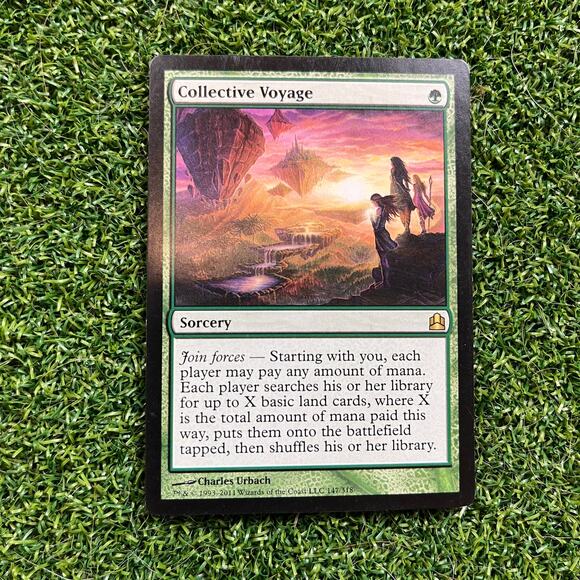 magic the gathering Other - MTG Collective Voyage Commander 2011 Rare 147/318 Green Sorcery MP
